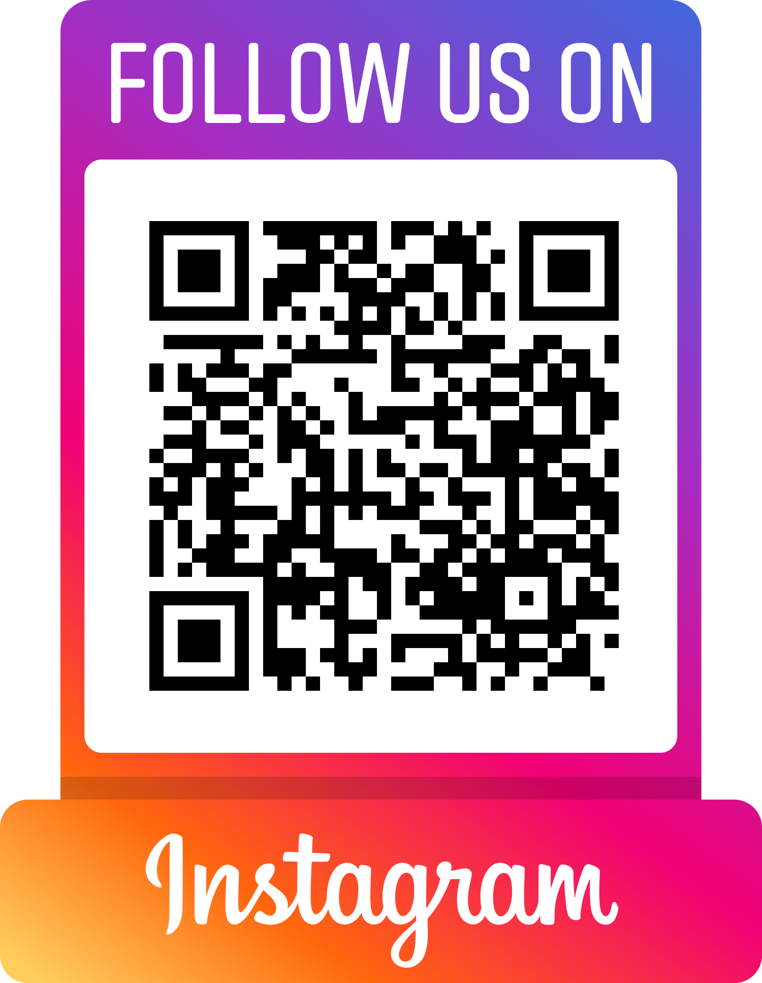 Follow us on Instagram